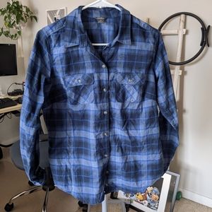 Women's Plaid Long-Sleeve Blouse